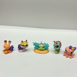 Littlest Pet Shop Sea Friends lot of 5 pets